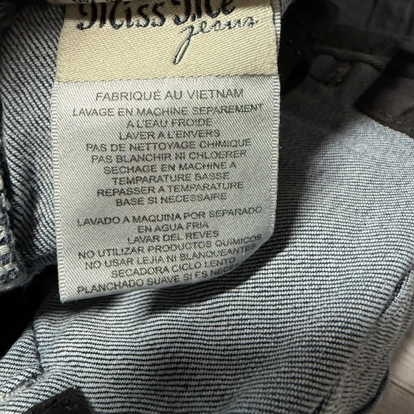 Miss Me Chloe Boot Jeans Women 30 Mid Rise Embellished 30x30 Distressed Bling - Picture 16 of 16